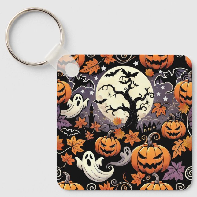 Halloween/Fall/Autumn Keychain (Front)