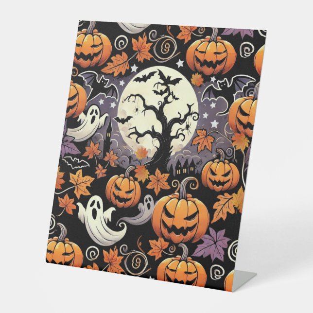 Halloween/Fall/Autumn Pedestal Sign (Front)