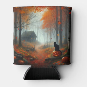 Halloween/Fall/Autumn/pumpkin/cat  Can Cooler