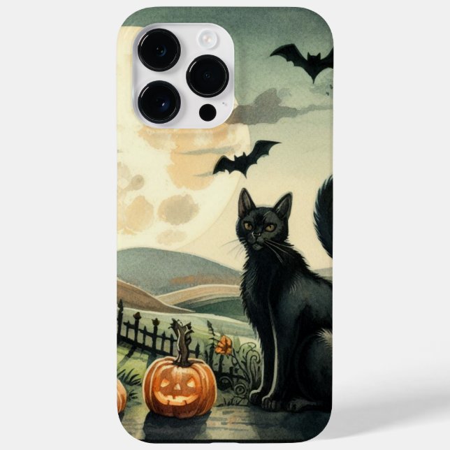 Halloween/Fall/Autumn/pumpkin/cat Case-Mate iPhone Case (Back)
