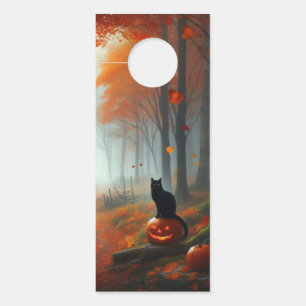 Halloween/Fall/Autumn/pumpkin/cat  Door Hanger