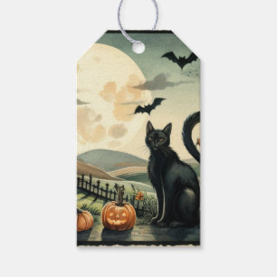Halloween/Fall/Autumn/pumpkin/cat Gift Tags