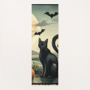 Halloween/Fall/Autumn/pumpkin/cat Yoga Mat