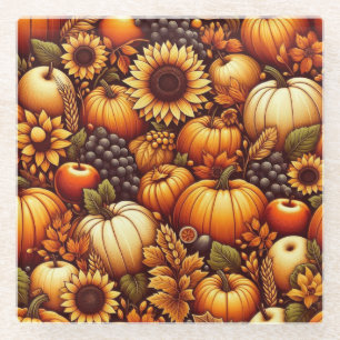 Halloween/Fall/Autumn/pumpkin Glass Coaster