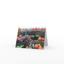 Halloween Fall Autumn Pumpkins Note Card