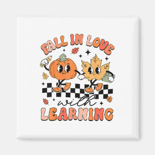 Halloween Fall In Love With Learning Thanksgiving Magnet