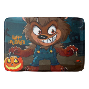 Halloween/Fall/Werewolf/Cartoon Bath Mat