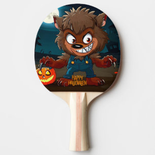 Halloween/Fall/Werewolf/Cartoon Ping Pong Paddle