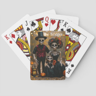 Halloween Family Celebration  Playing Cards