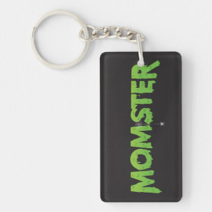 Halloween Family Couple Matching Funny Mom Momster Keychain