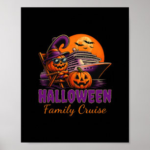 Halloween Family Cruise Matching Family Cruising S Poster