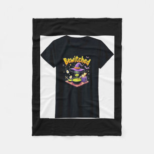 Halloween Family Home Bewitched Breakfast Maker  Fleece Blanket