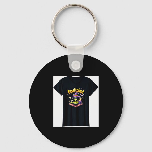 Halloween Family Home Bewitched Breakfast Maker  Keychain (Front)