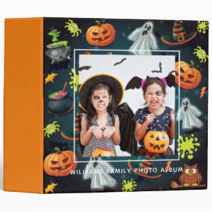 Halloween Family Photo Album Binder