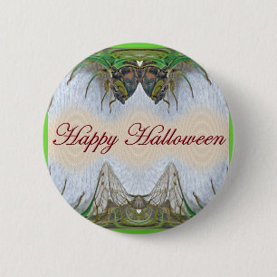 Halloween Fantasmagorical Cicada Items 2 Inch Round Button