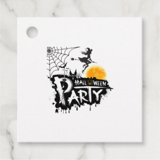 Halloween favour tags