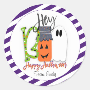 Halloween Favour Tags   Kids Halloween Stickers