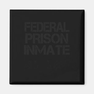 Halloween Federal Prison Inmate Prisoner Costume Magnet