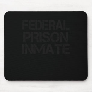 Halloween Federal Prison Inmate Prisoner Costume Mouse Pad