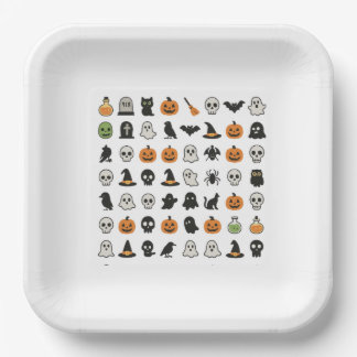 Halloween Feestboard Paper Plate