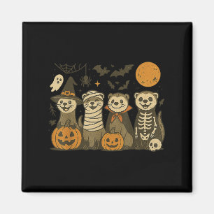 Halloween Ferret Costumes Ghost Witch Mummy Men Wo Magnet