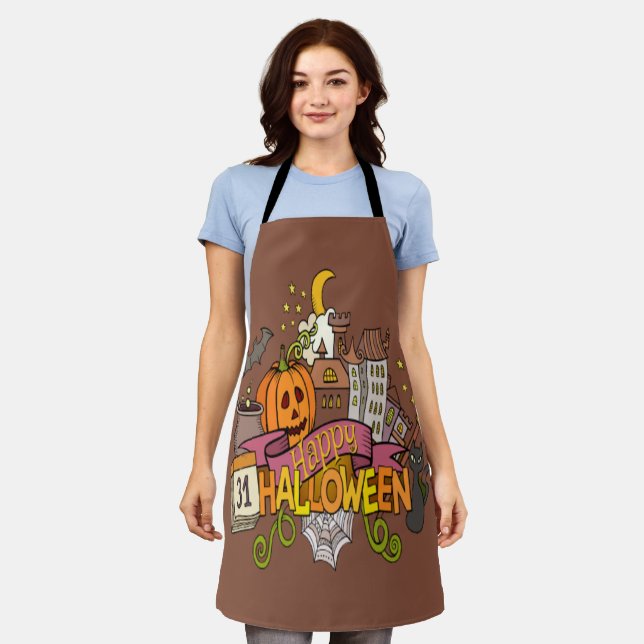 Halloween Festival Apron (Worn)
