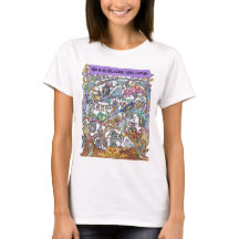 Halloween fête fun détail hammam punk T-shirt