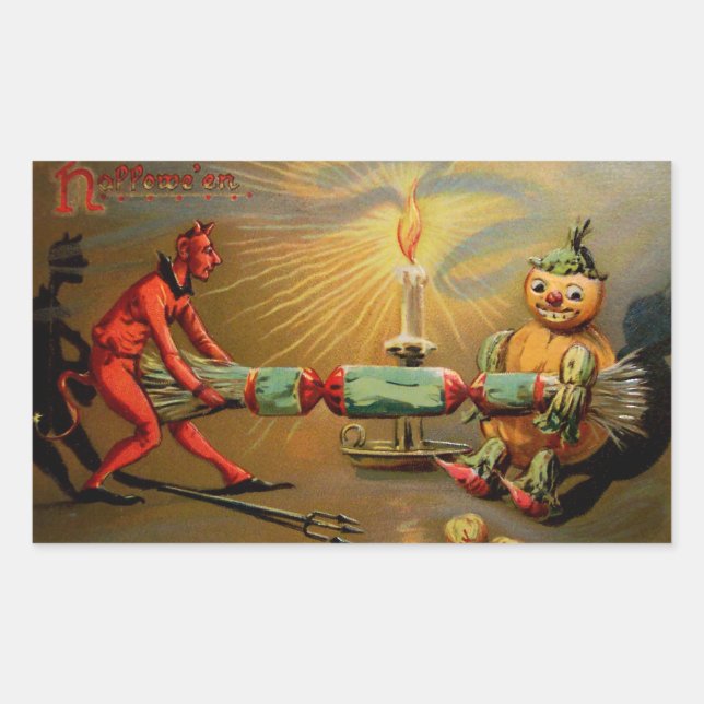 Halloween Firecracker Sticker (Front)