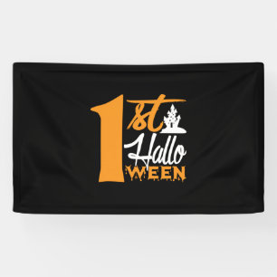 Halloween First Halloween Birthday Banner