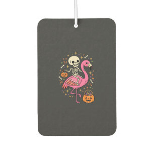 Halloween Flamingo Skeleton Candy Bucket Vector De Air Freshener