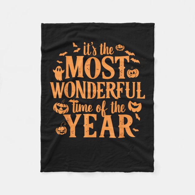 Halloween Fleece Blanket (Front)