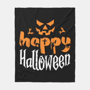 Halloween fleece blanket