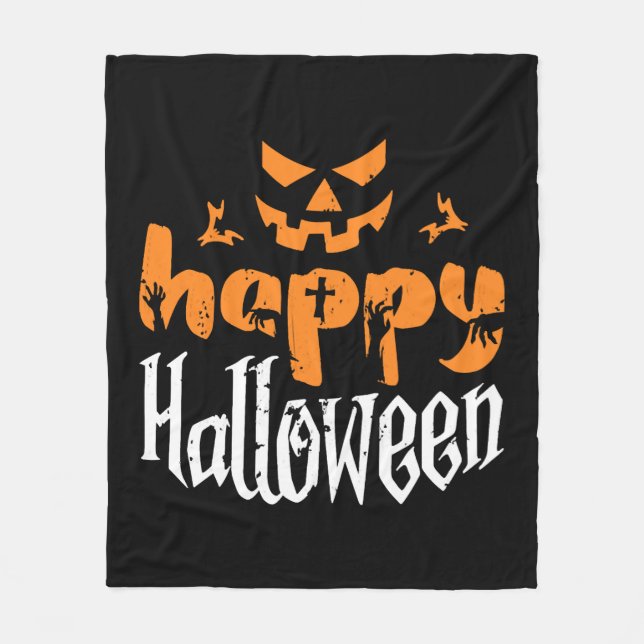 Halloween                                        fleece blanket (Front)