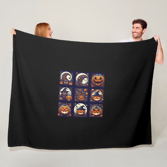 Halloween Fleece Blanket (In Situ)