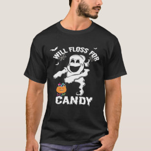 Halloween Flossing Ghost Dance Kids T-Shirt