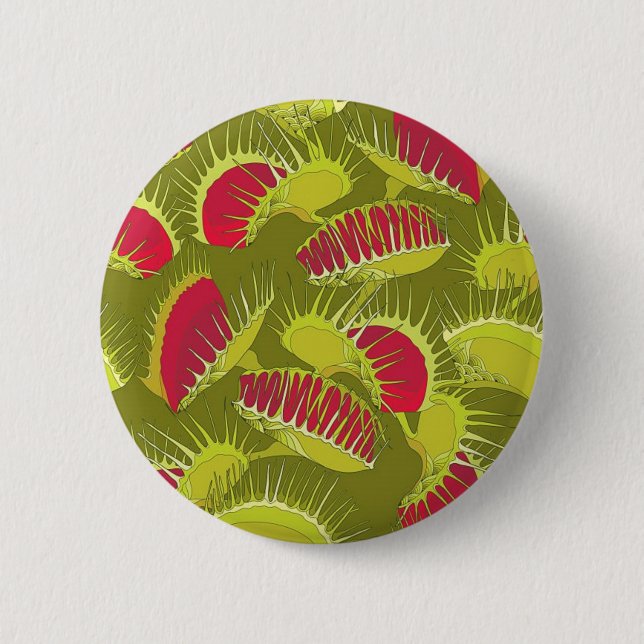 halloween fly trap 2 inch round button (Front)