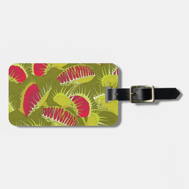 halloween fly trap luggage tag (Front Horizontal)