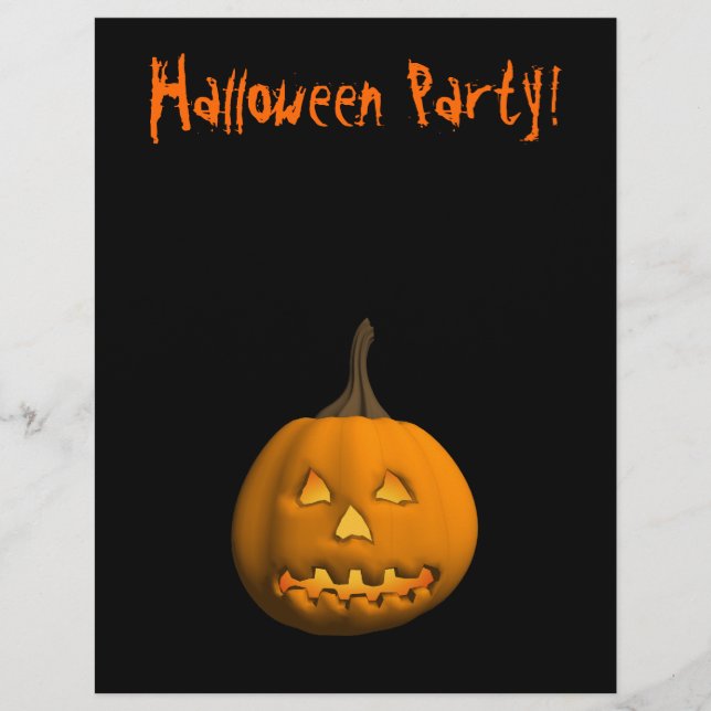 Halloween Flyer: Jack-o-Lantern Flyer (Front)