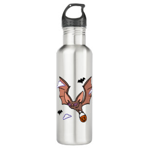 Halloween flying bat cute 710 ml water bottle