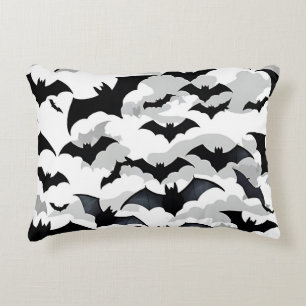 Halloween Flying Bats Accent Pillow