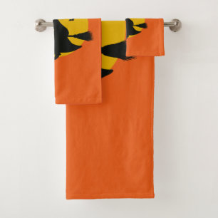 Halloween Flying Witch Towels