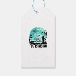 Halloween Fog Is Rising Witch Pumpkin Vintage Shir Gift Tags