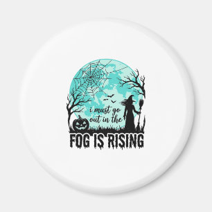 Halloween Fog Is Rising Witch Pumpkin Vintage Shir Magnet