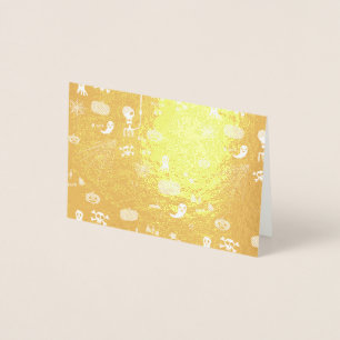 Halloween Foil Card