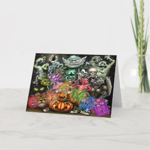 Halloween Folded Greeting Card