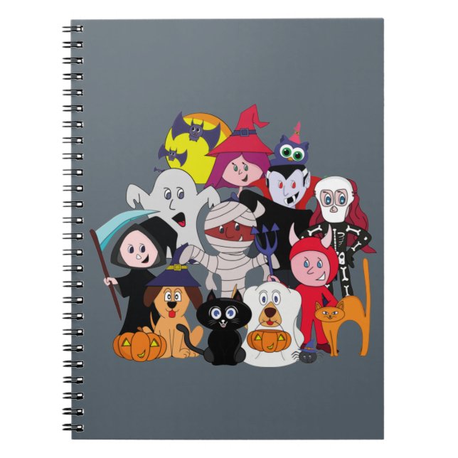 Halloween Folks Notebook (Front)
