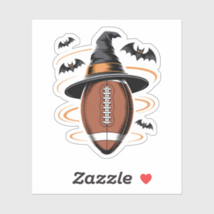 Halloween Football Witch Spooky Bats Men Boys