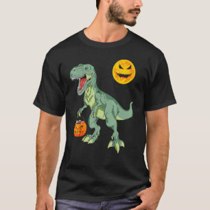 Halloween For Boys Men Dinosaur Rex Mummy Pumpkin T-Shirt