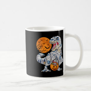 Halloween For Boys Men Dinosaur T Rex Mummy Pumpki Coffee Mug