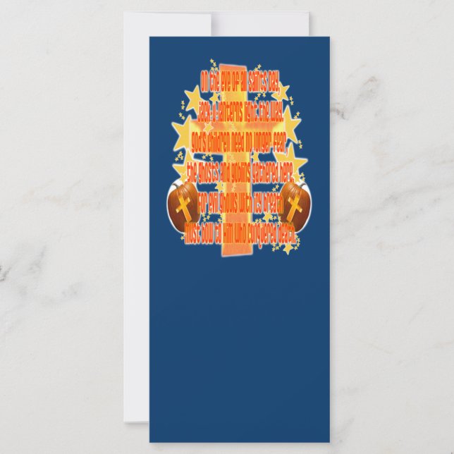 Halloween for Christians (Poem) (Front)